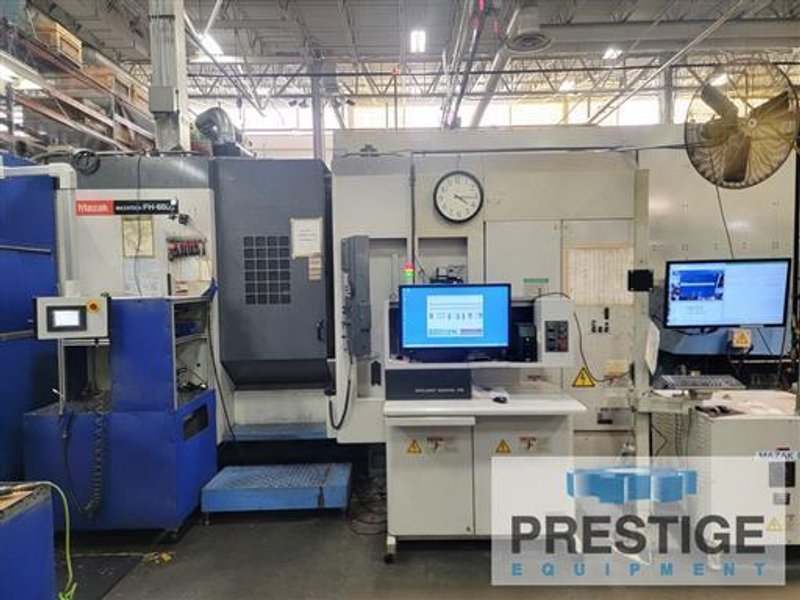 Mazak FH6000 3-Machine CNC Horizontal FMS with Palletech System
