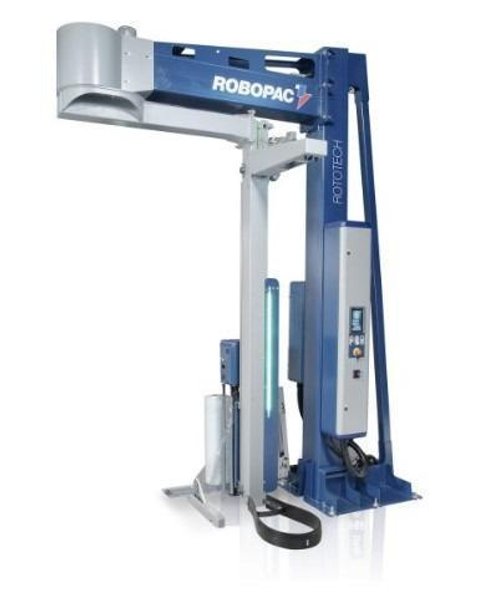 2016 ROBOPAC MODEL ROTOTECH-CS-708  FLOOR MOUNTED SEMI-AUTOMATIC STRETCH WRAPPER : STOCK #22319