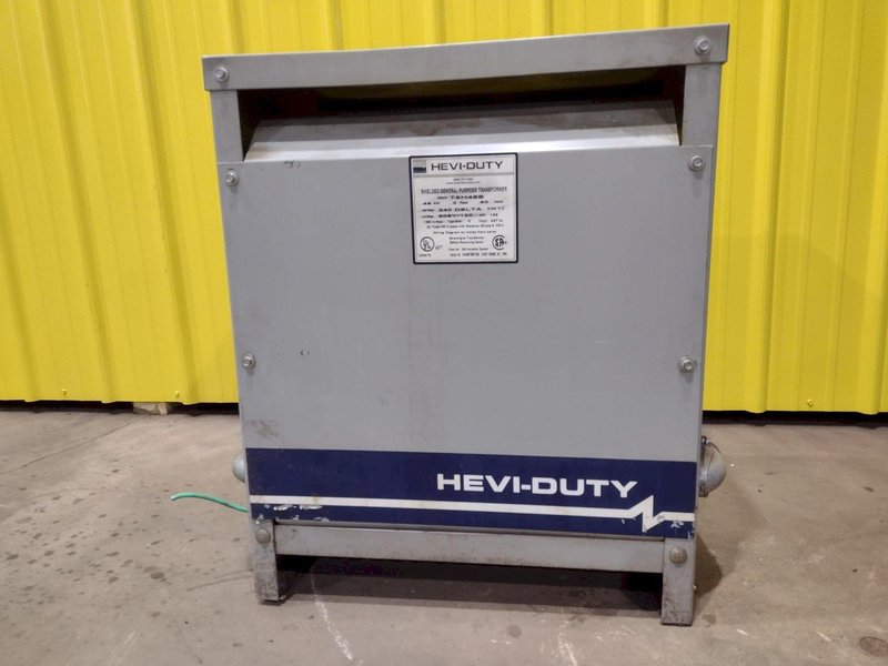 45 KVA HEVI-DUTY 3 PHASE  240 to 208Y GENERAL PURPOSE TRANSFORMER: STOCK #20197