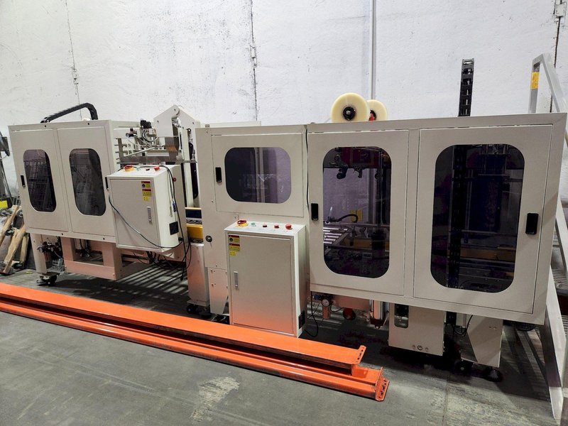 High-Speed Modular Fulfillment Line – Fully Integrated Turnkey Packaging &amp; Automation System with Robotic and Labeling Sync