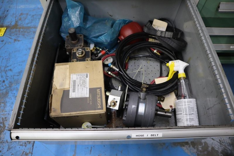 Turret Maintenance Parts and Hardware for Weidemann C3000 in 8 Drawer Cabinet- Auction Item