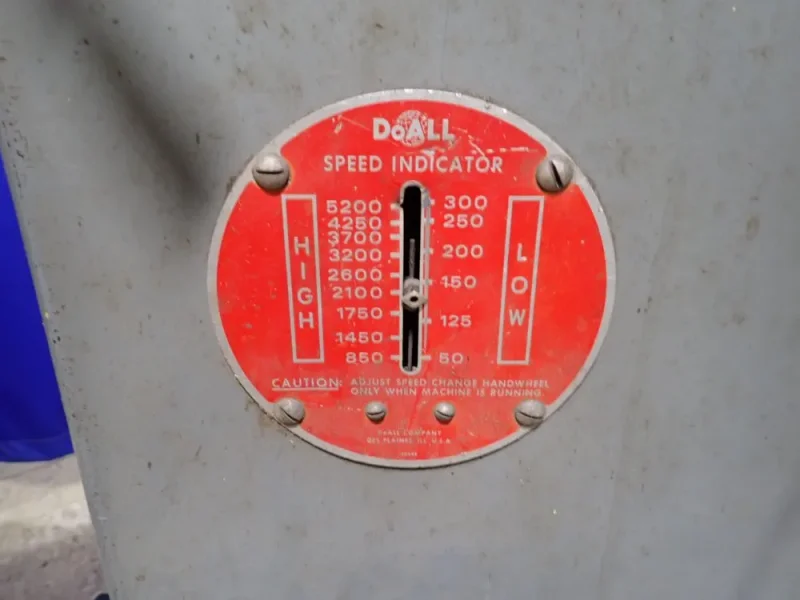 DOALL 14" X 20" VERTICAL BAND SAW  -  2012-1A