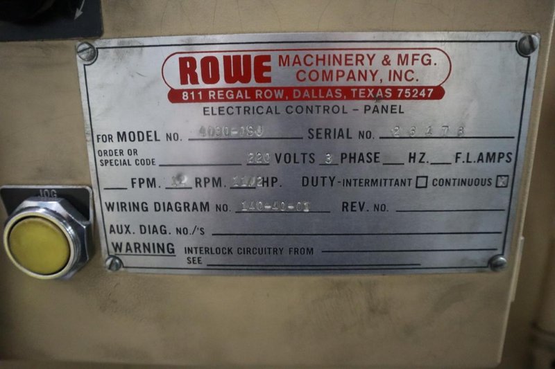 Bliss SC2-500 500 Ton Straight Side Punch Press, Double Crank, 12" Stroke, with Rowe Press Feed, Controls and Coil Reel