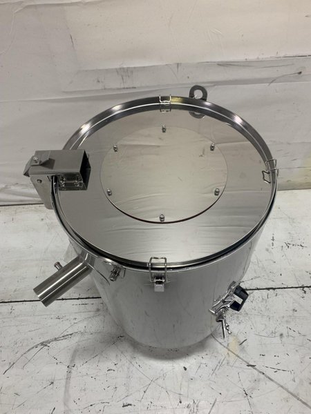 New AEC Drying Hopper, WH75, Approx. 75 lb Capacity, Insulated, Stainless Steel