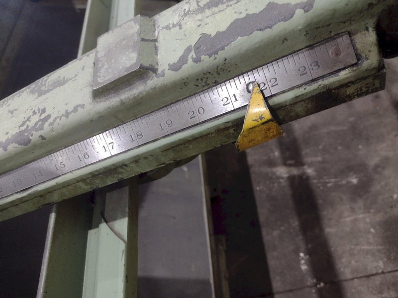 4' X  12 GAUGE PEXTO MODEL #12-U-4K MECHANICAL POWER SHEAR: YOBRO #25664