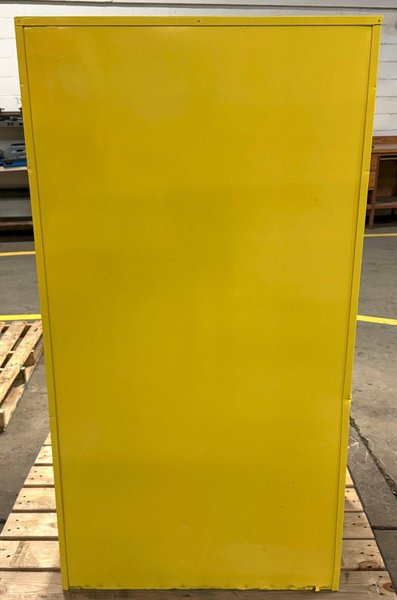 Flammable Storage Cabinet, 55 Gallon Drum Capacity, Double Door, 34&quot; x 34&quot; x 65&quot;H