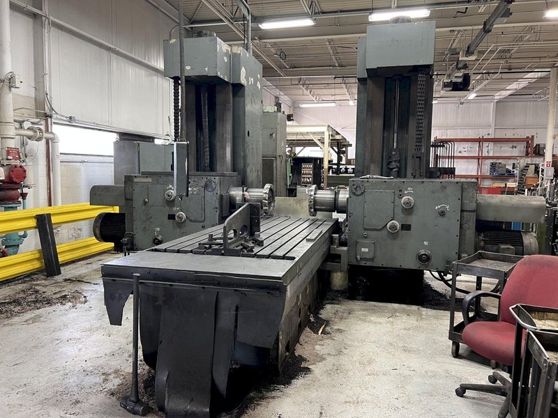 50 HP FRITZ WERNER  DOUBLE SIDED MODEL #FP7V2 HEAVY DUTY DUPLEX MILL/MILLING MACHINE. STOCK # 0309623