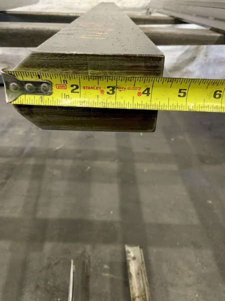 73" X 4" MALE RADIUS PRESS BRAKE DIE: STOCK #80994