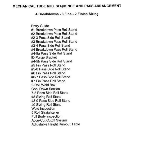 3/8&quot; T&amp;H LEMONT MODEL #WU11-9 STAINLESS TUBE MILL : YOBRO #24545