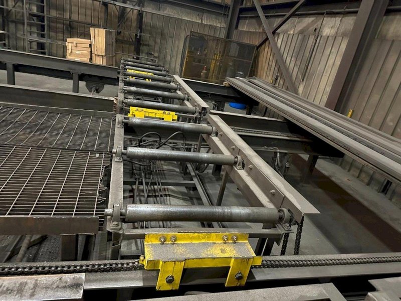 25&#039; X 36&quot; POWERED EXIT ROLLER CONVEYOR: STOCK #22915