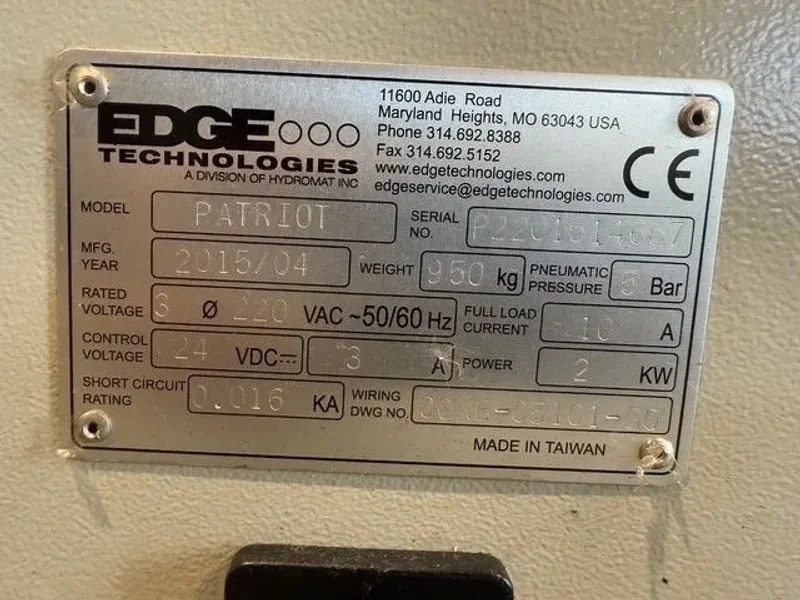 EDGE TECHNOLOGIES &quot;PATRIOT 551&quot; Barfeeder 2015&#039; #7223