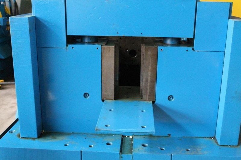 9 STATION DICKEY TURRET HEAD RAM FORMING MACHINE: STOCK #50073