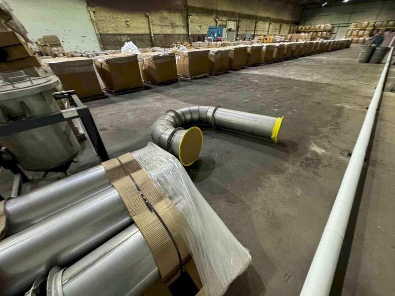 Thermal Oxidizer – 2022 – Horizontal Burner &amp; Chamber – Industrial VOC Emissions Control System