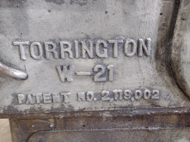.072&quot; X 1&quot; COIL TORRINGTON MODEL #W-21 SPRING COILER / COIL MACHINE: STOCK #18720