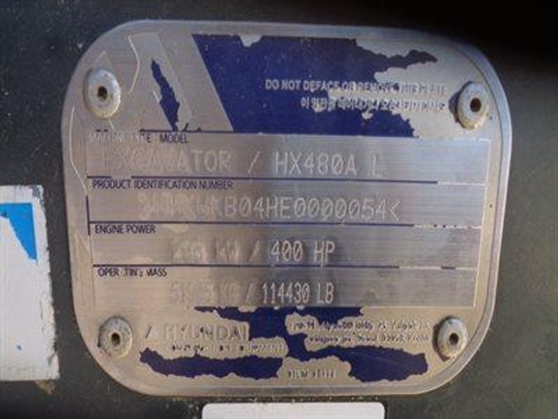 2022 Hyundai HX480AL HHKHKB04AE0000054