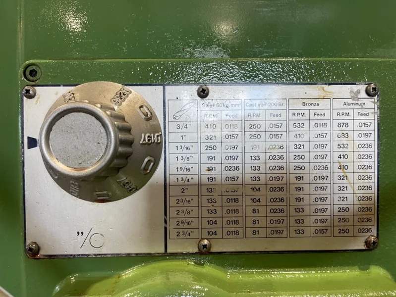 IBARMIA B-70  31-1/2” Geared Head Drill Press &amp; Power Down Feed #7013