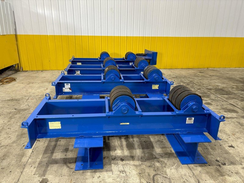 40 TON 80,000 LBS WELD-WIRE MODEL #WWR-20 POWERED TANK TURNING ROLLS, 1 DRIVE &amp; 3 IDLERS: STOCK #19996
