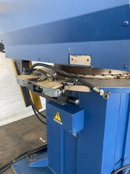 8,000 LB  X 12" ARKU AH3000/2/350/FU-4Q DOUBLE END POWERED COIL REEL/UNCOILER. STOCK # 0644723