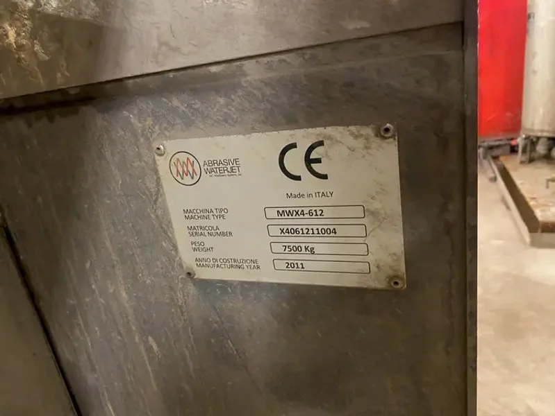 2011 MITSUBISHI MWX4-612 | Waterjet Cutters