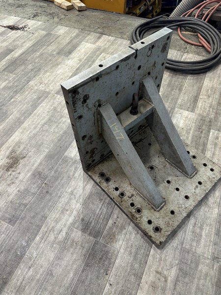 19-1/2&quot; X 19-1/2&quot; X 21&quot; HIGH DRILLED AND TAPPED ANGLE PLATE: STOCK #78190