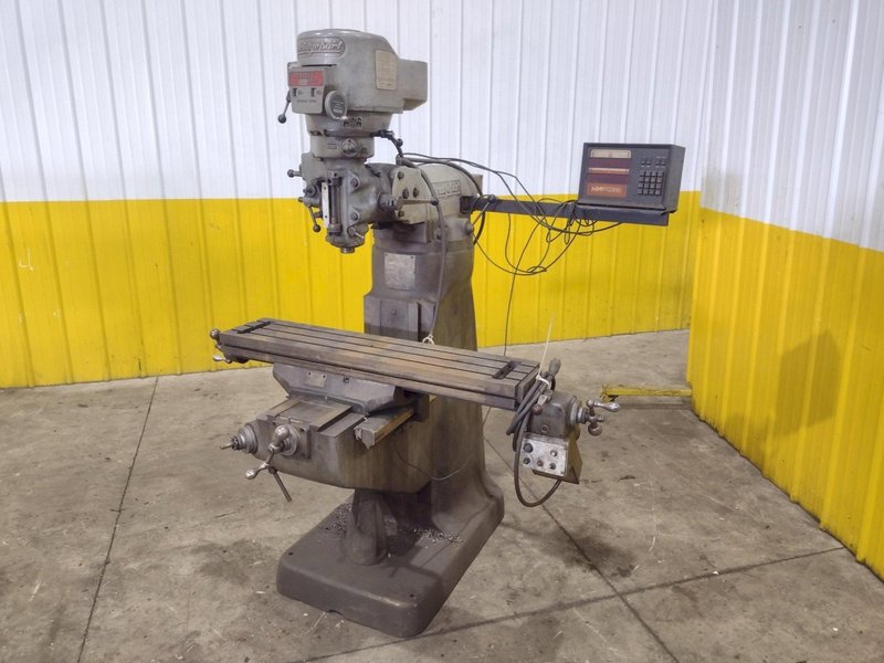 2 HP BRIDGEPORT SERIES I VERTICAL RAM TYPE MILL: YOBRO #24975