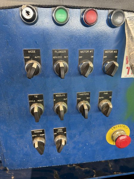 30&quot; X 48&quot; X 72&quot; AMERICAN PAC40297T20 AUTO-TIE BALER SYSTEM. STOCK # 0671025