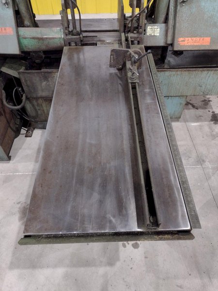 16" x 20" W.F. WELLS MODEL #F-16-2 HYDRAULIC  TWIN POST HORIZONTAL BANDSAW: STOCK #20094