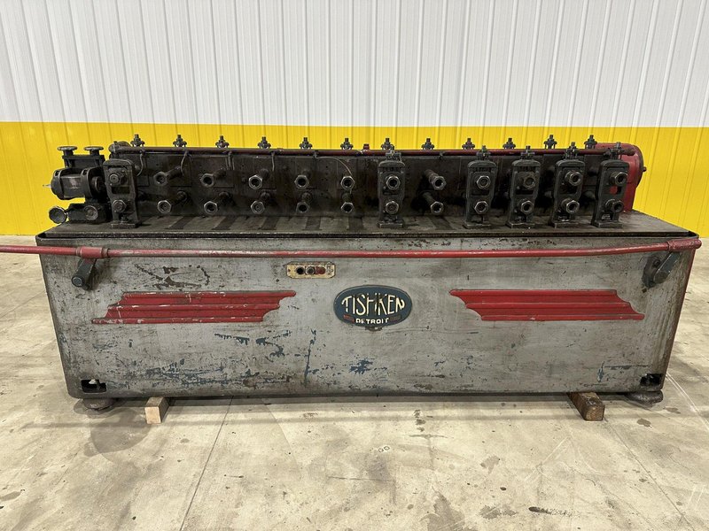 12 STAND X 1.5&quot; x 8&quot; RS TISHKEN MODEL #12MLW-1-1/2 ROLLFORMER: STOCK #20519