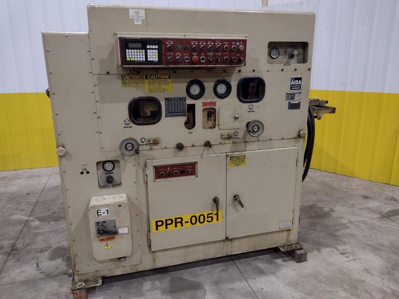 15&quot; X .125&quot; AIDA MODEL #LFS-40R STRAIGHTENER &amp; SERVO COIL STRIP FEEDER: STOCK #20565