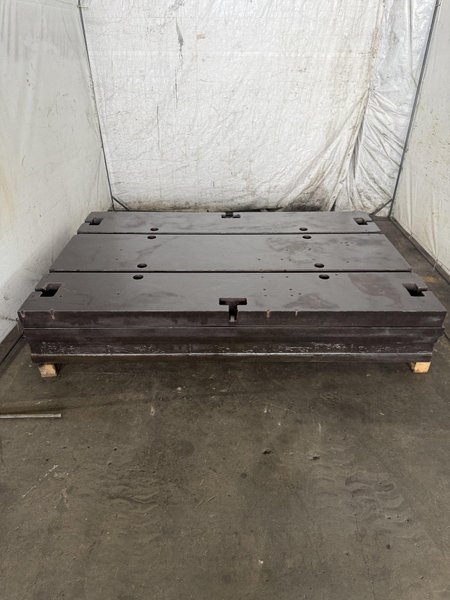 60" X 90" X 14" T-SLOTTED FLOOR PLATE. STOCK # 0632121