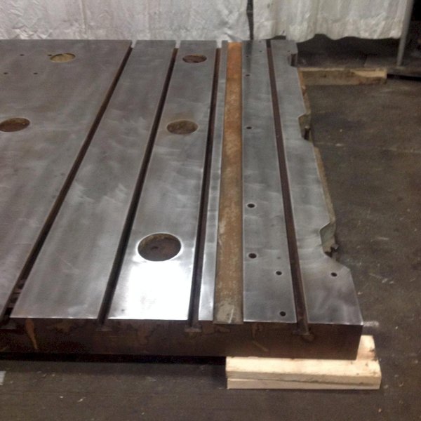 74' X 84' X 5' T SLOTTED TABLE: STOCK #65296