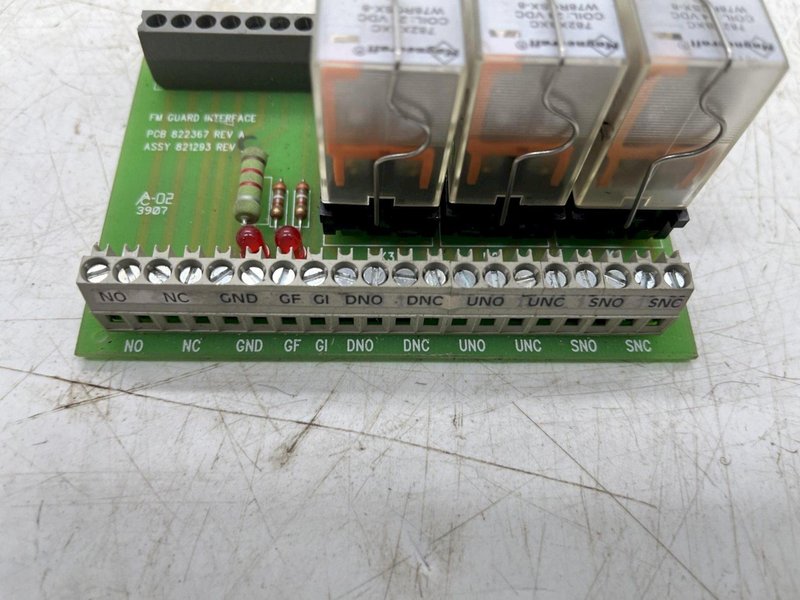 PCB 822367 REV A CINCINNATI INC - FM GUARD INTERFACE - ASSY 821293 REV C STOCK #16308