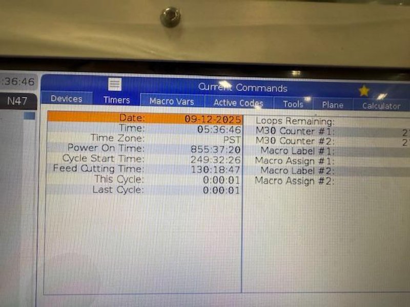 Haas UMC-500SS 5 Axis UMC, 2023 – TSC, Chip Conveyor, Probe