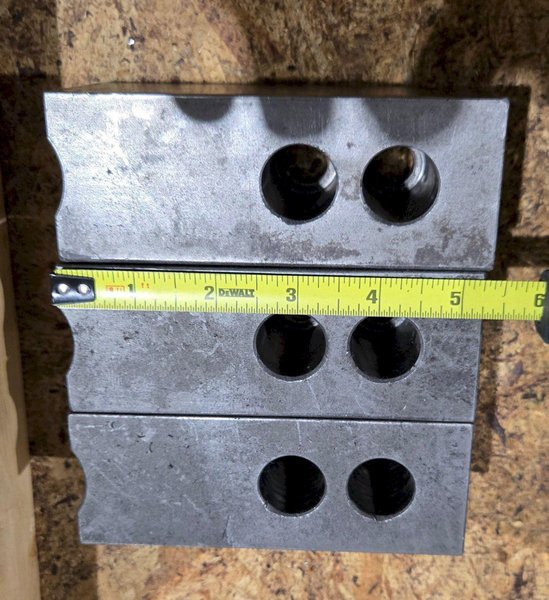 BUNDLE of Hardened Steel Jaws &amp; Soft Jaws SET USED