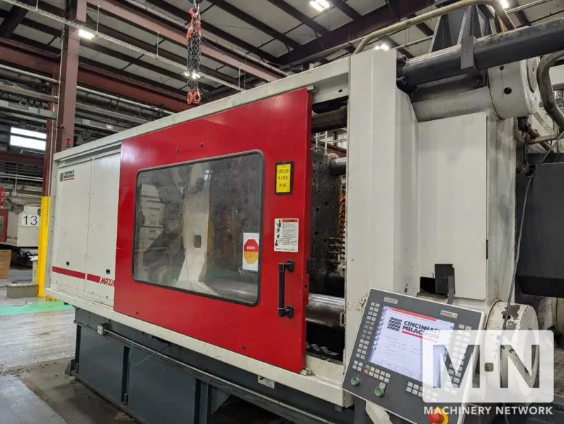 950 TON 232 OZ CINCINNATI MILACRON MODEL MM950 INJECTION MOLDING MACHINE MFG 2013