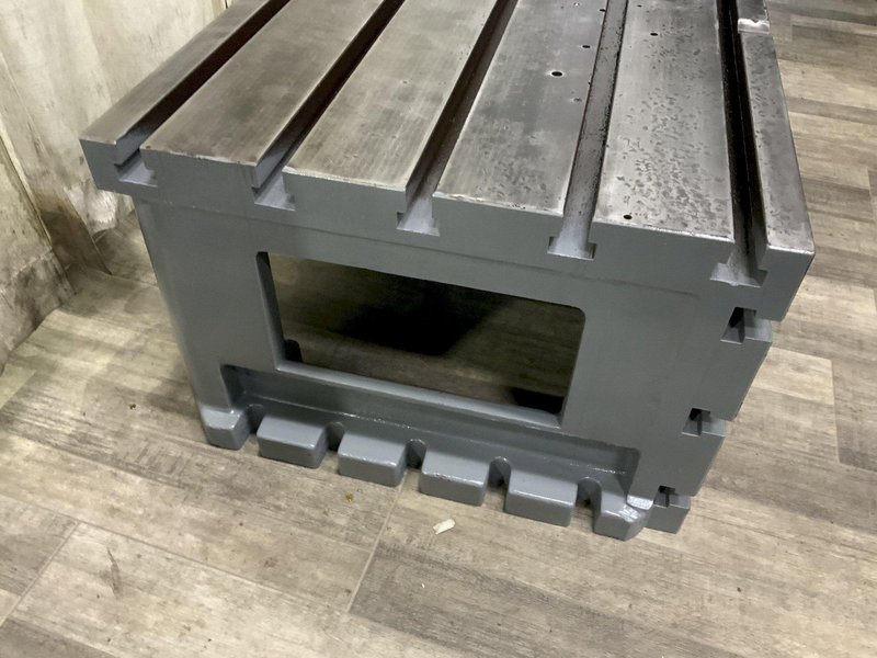 40" X 30" X 20" CAST IRON BOX DRILL TABLE: STOCK #80543