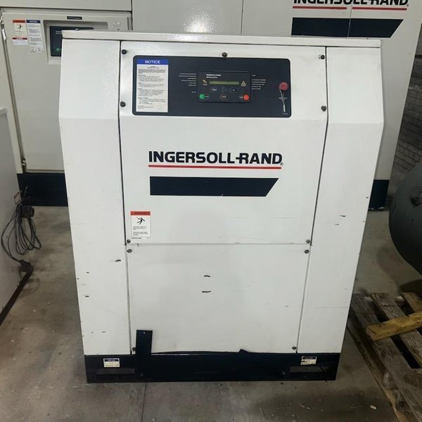 Used 30 HP Ingersoll-Rand Rotary Screw Air Compressor, Dryer and Tank Included