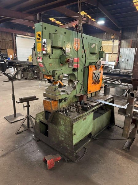 140 TON PEDDDINGHAUS MODEL #PEDDIMAX 110/140 HYDRAULIC IRONWORKER: STOCK #23285