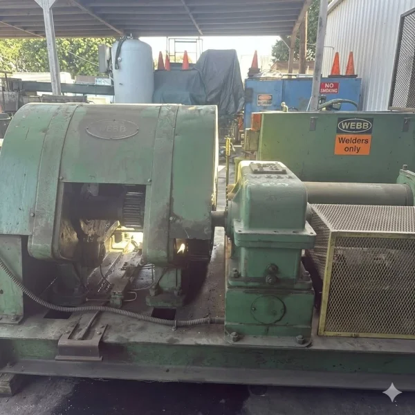 Webb 6L 4' x 5/8" Initial Pinch Plate Roll Air Drop End $19,000