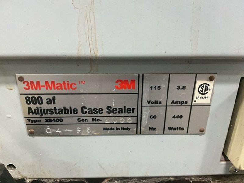 3M 6” L X 4.75” W X 4.75” H / 85 LBS 800AF ADJUSTABLE CASE SEALER  -  29400