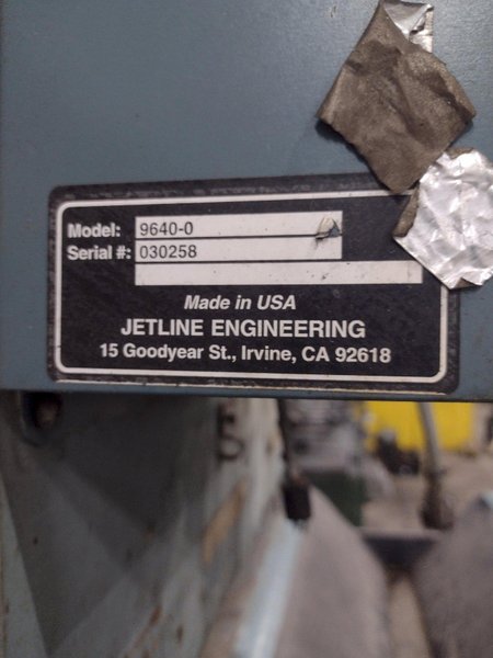 16' JETLINE ENGINEERING MODEL #LWS-192 LONGITUDINAL EXTERNAL SEAM WELDER: YOBRO #25751