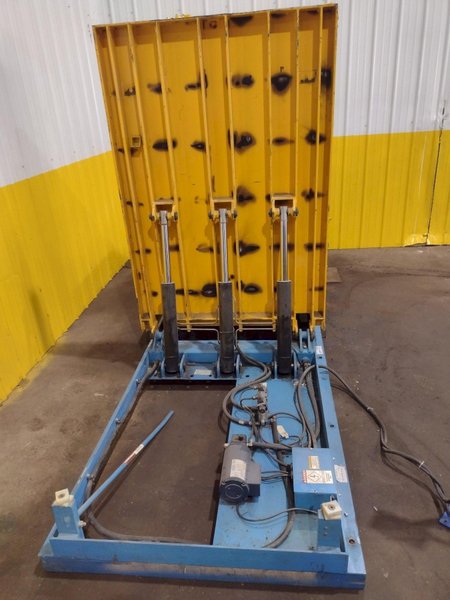 5,000 LBS X48"X 48" MAX MODEL #LPTT-UP-50-90 HYDRAULIC TILT UPENDER 90 DEGREE FLIP TABLE: YOBRO #25891