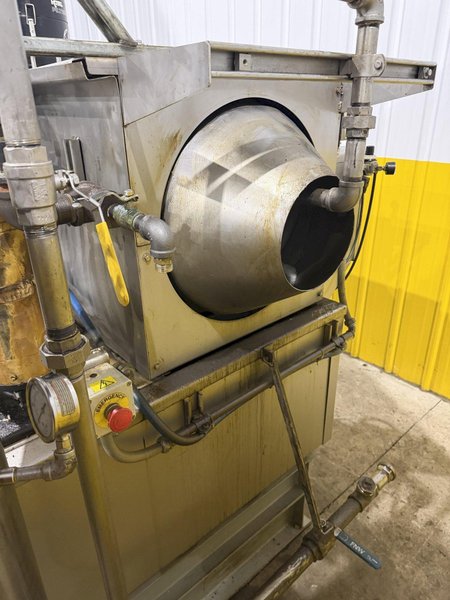 2021 JENFAB STAINLESS MODEL # LJ 19" ROTARY DRUM WASH / RINSE/ DRY PARTS WASHER SYSTEM: YOBRO #24682