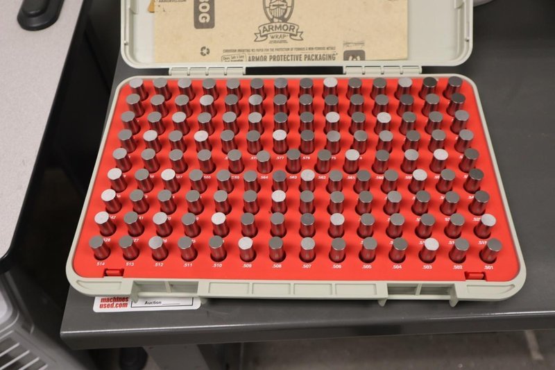 Vermont Gage Plug Gages .5010"+ - .6250"+, (126 Pieces - Complete)- Auction Item