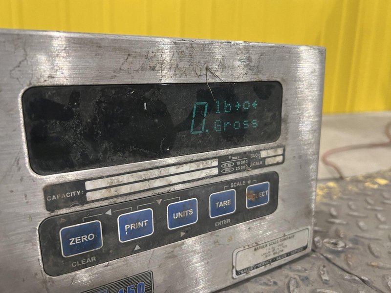 5,000 LB METTLER TOLEDO INDUSTRIAL FLOOR SCALE: STOCK 22099