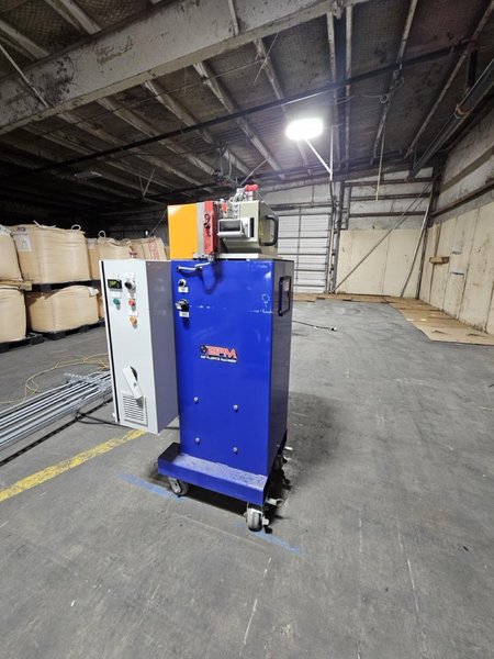 3″ Davis-Standard Super Blue 75MM Extruder with BPM Bay Plastics Machinery WBX1210-15 Water Bath, EVAK-06 Vacuum Air Knives, and SB 100 Pelletizer, 2014