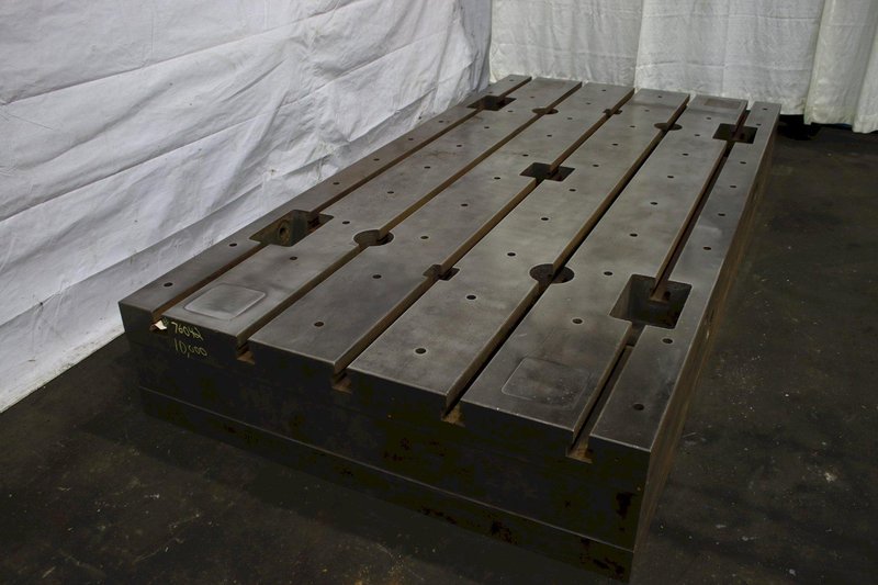 10&#039; X 5&#039; X 16&quot; T SLOTED FLOOR PLATE: STOCK #76042