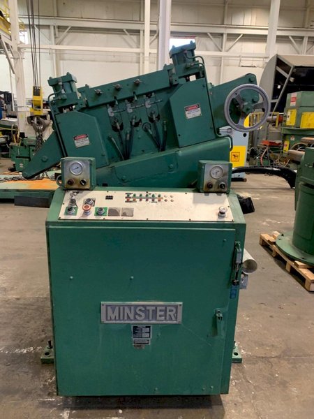 Minster Double End Coil Reel and Powered Straightener Combination 6,000 Lb x 20&quot; Wide