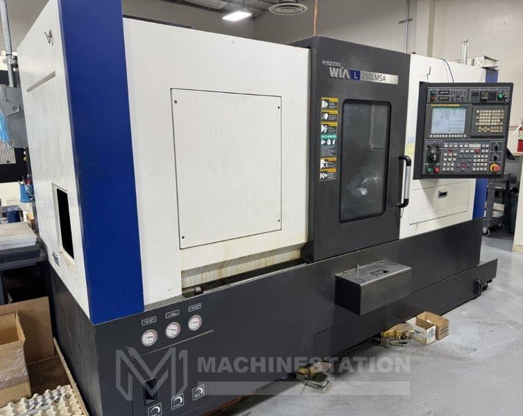 Hyundai WIA L230LMSA CNC Turning Center – Sub Spindle Live Tool Lathe