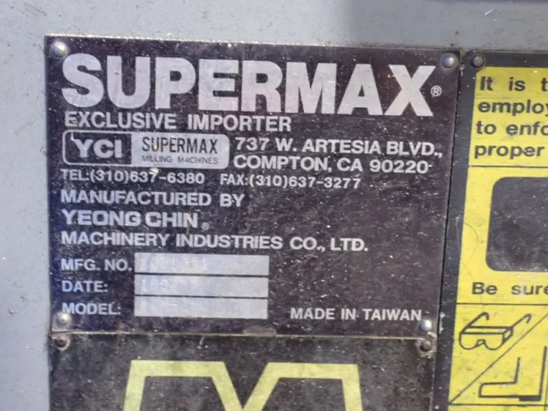 SUPERMAX HORIZONTAL MILL   -  YC-2HU